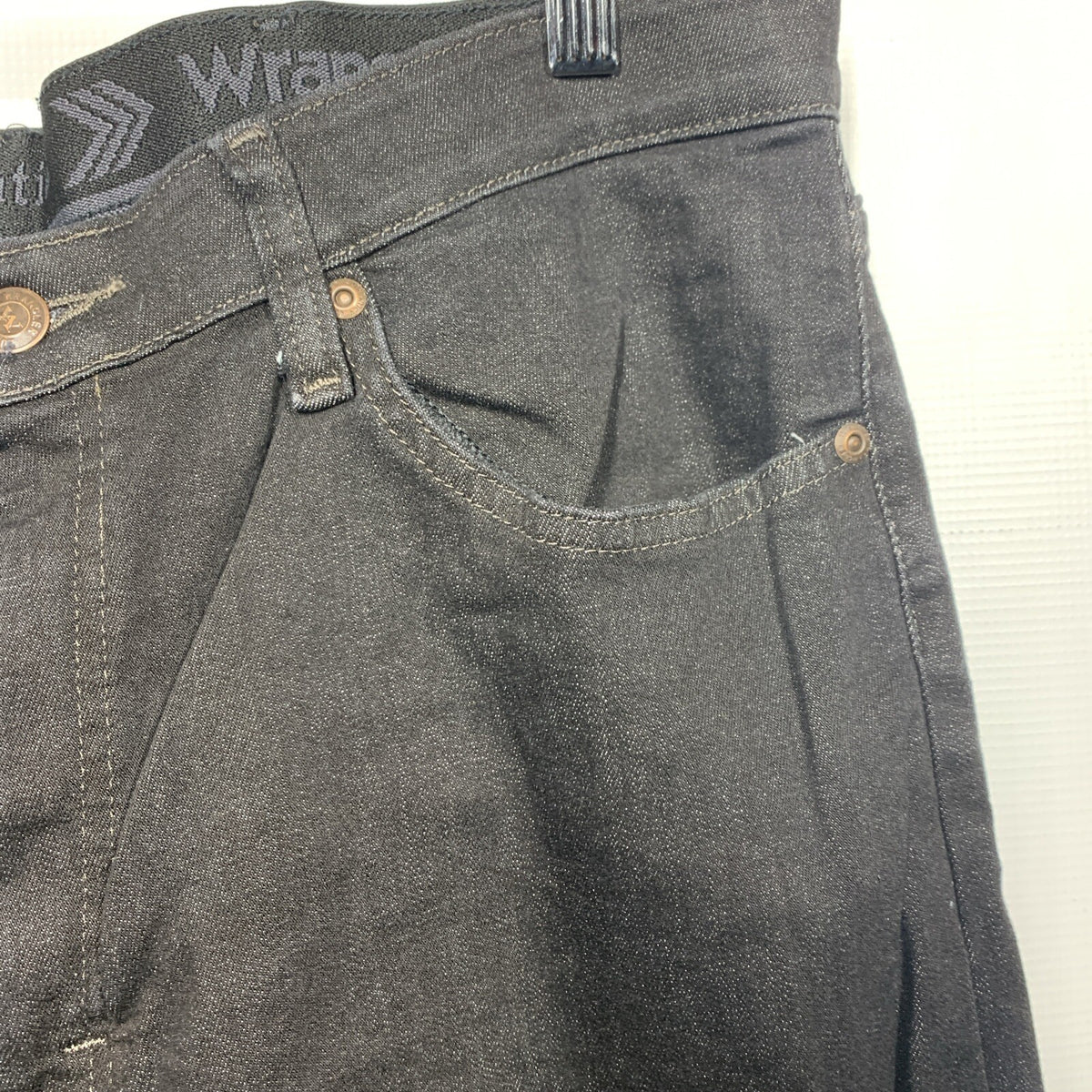 Wrangler Authentics Men Comfort Flex Waist Jean Black 34x34 Long Pants 10ZM3CSDD