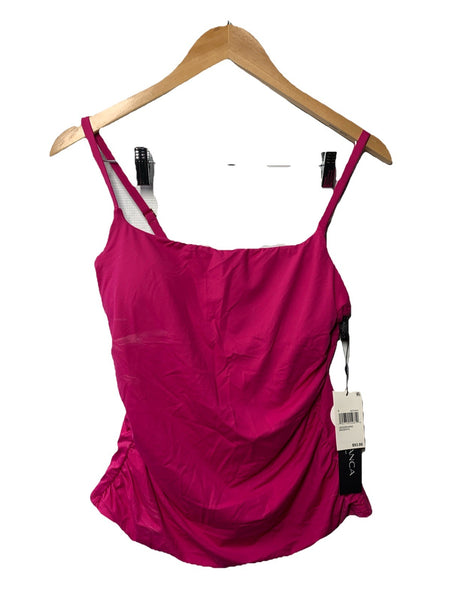 La Blanca Lingerie Strap Tankini Swimsuit Top Size 8 Swimwear LB3ZZ69 Pull On