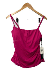 La Blanca Lingerie Strap Tankini Swimsuit Top Size 8 Swimwear LB3ZZ69 Pull On