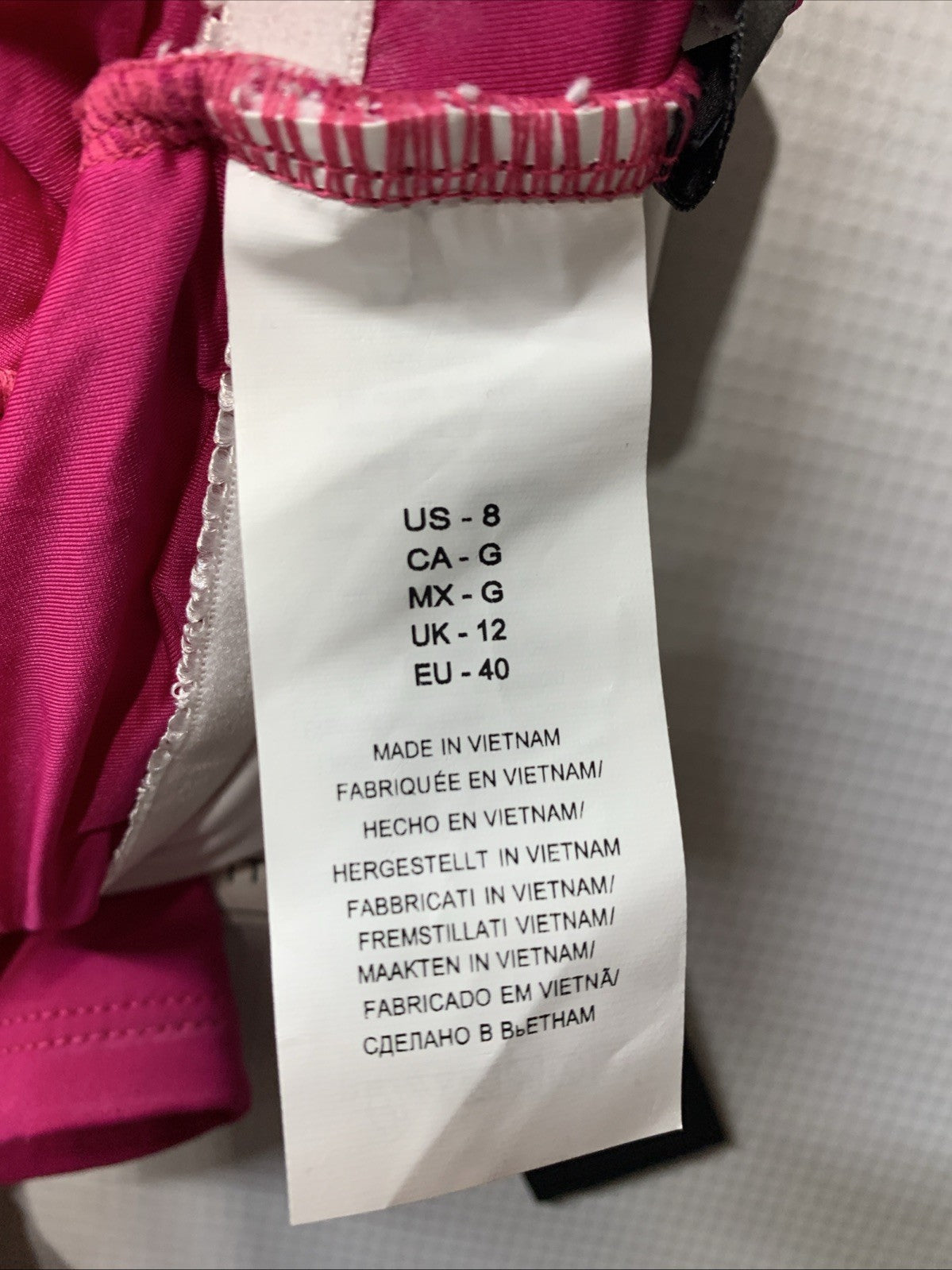 La Blanca Lingerie Strap Tankini Swimsuit Top Size 8 Swimwear LB3ZZ69 Pull On