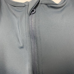 Yvette Womens Ladies Sport Bra Size 3XL E100556A91 Zip Front Wirefree Dark Black