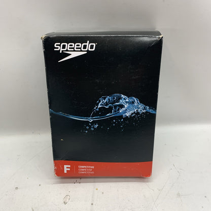 New Speedo Women Solid Flyback Training SwimSuit Size 12/38 Navy Blue Endurance+
