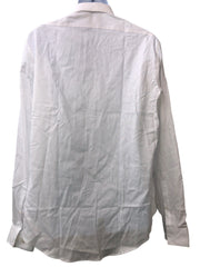 Calvin Klein Men's Steel Slim-Fit Non-Iron Performance Stretc White Size Large