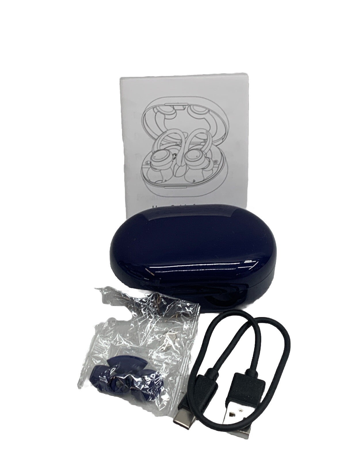 Matast C16 True Wireless Earbud Hi-Fi Running Sports Bluetooth 8h Play Time Blue