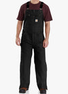 Carhartt Men's Loose Fit Washed Duck Insulated Bib Overall 2XL Shirt Workwear