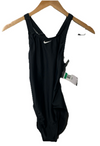 Nike Women's Logo Tape Fastback One Piece Swimsuit Black 30 Swimwear - NESS8370