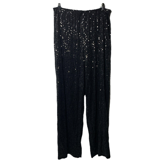 Alex Evenings Women's Straight Leg Dress Long Pant Sequin Elegant Size Large