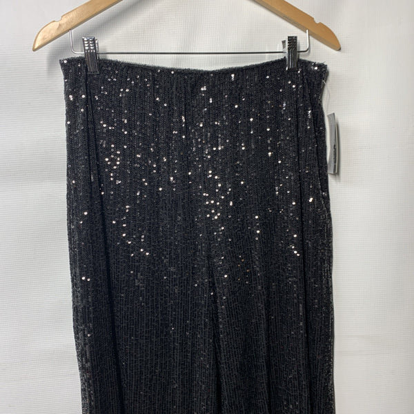 Alex Evenings Women's Straight Leg Dress Long Pant Sequin Elegant Size Large