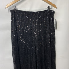 Alex Evenings Women's Straight Leg Dress Long Pant Sequin Elegant Size Large