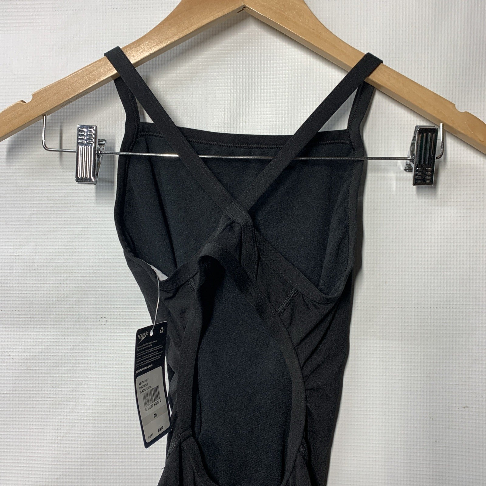 Speedo Endurance Swimsuit Training Suit Flyback Size 26 Women Racerback Swimwear