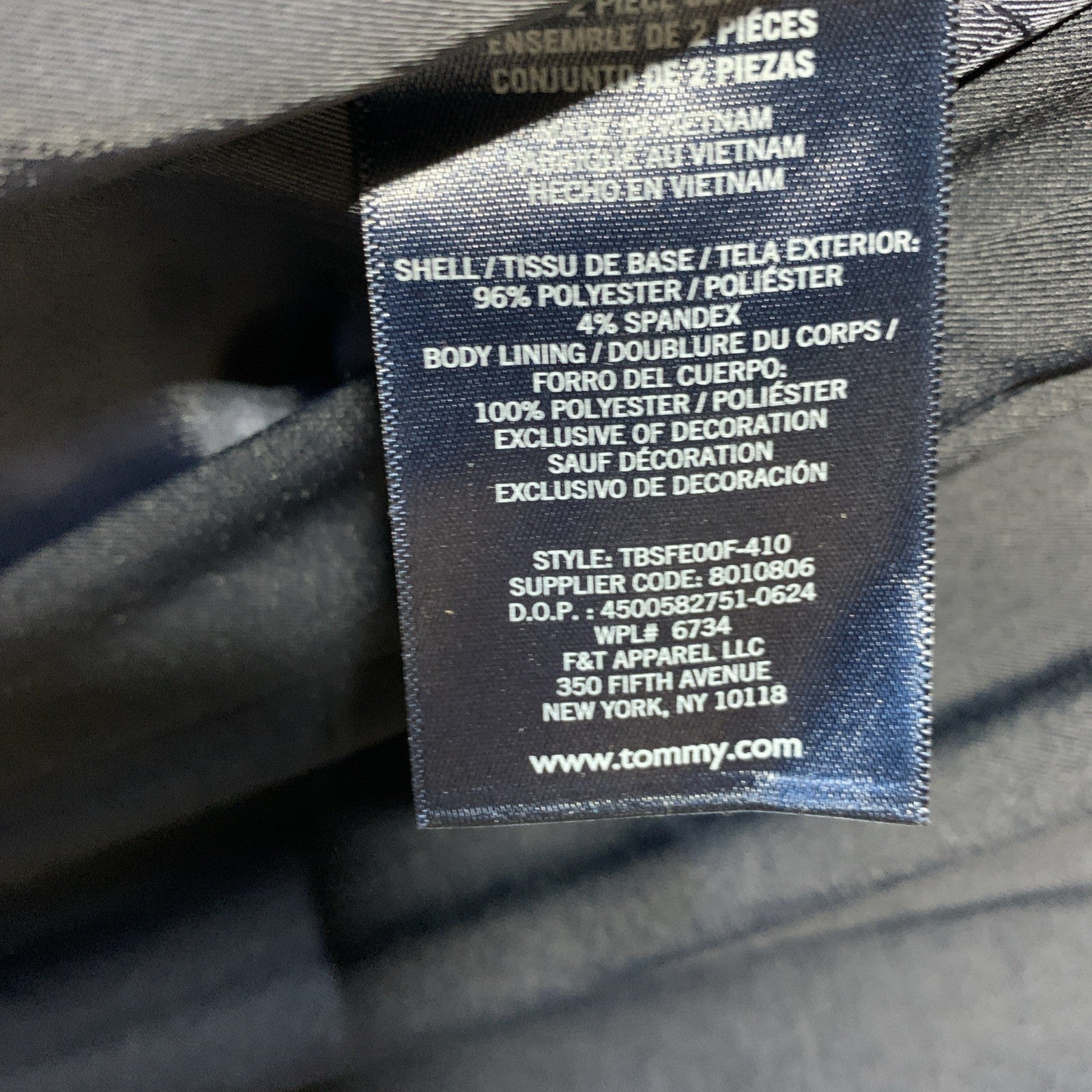 Tommy Hilfiger THFLEX Boys 2-Piece Formal Suit Set Jacket & Dress Pants Size 20
