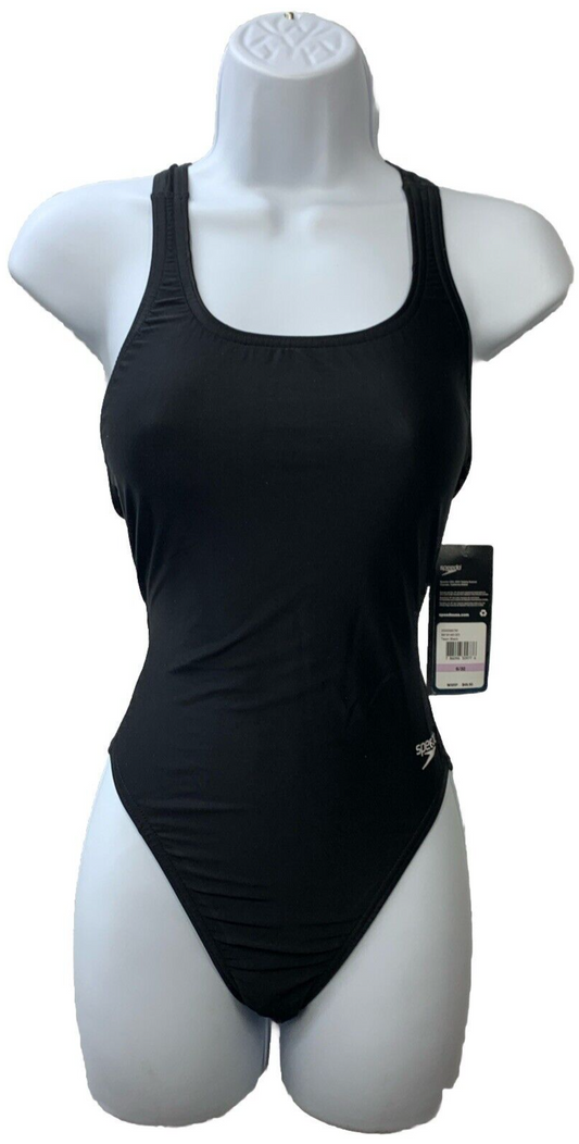 Speedo Women's FL Prolt Super Pro One Piece Swimsuit Black Size 6/32 Swimwear