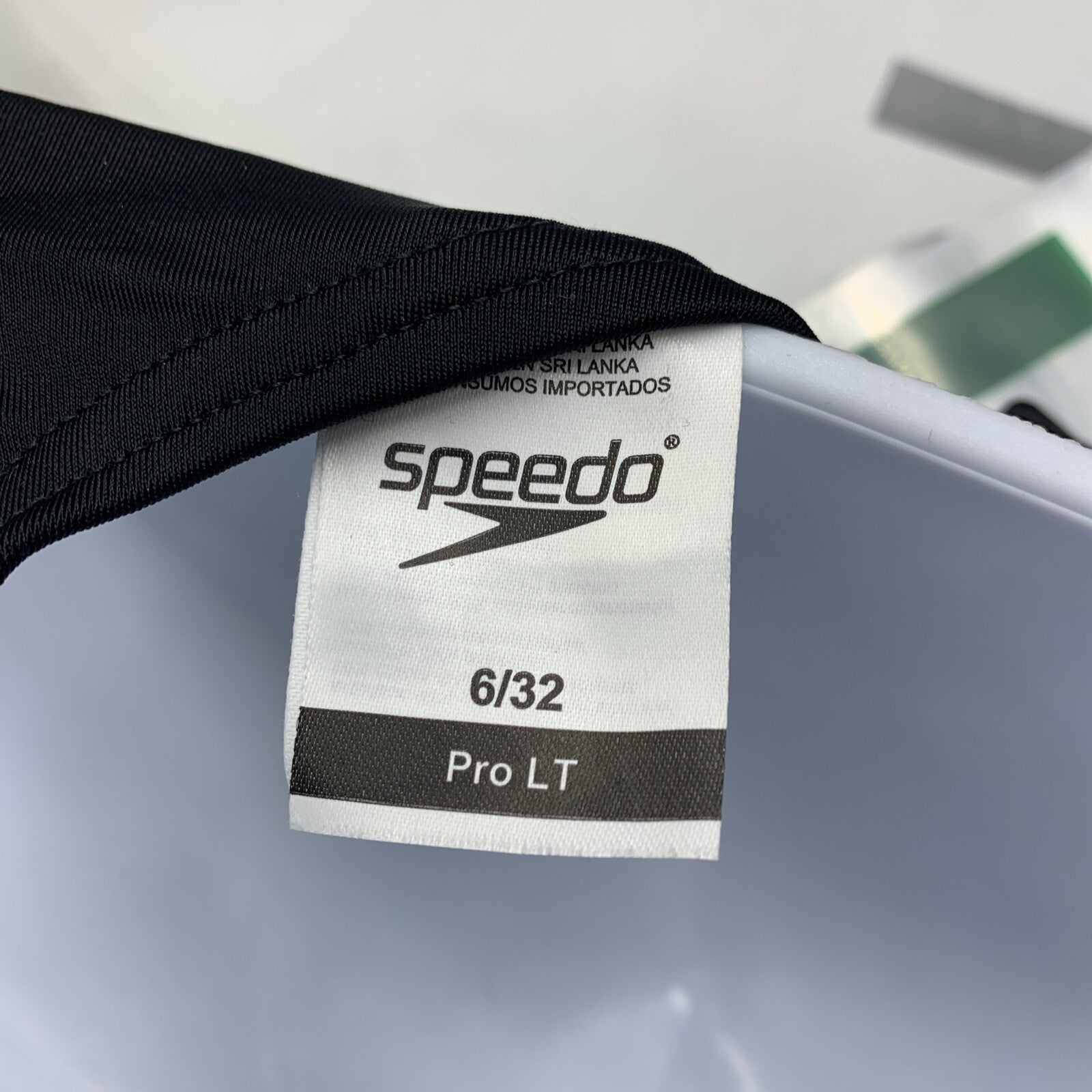 Speedo Competitive Black 1-Piece ProLT Super Pro Swimsuit Women Sz 6/32 Swimwear