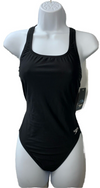 Speedo NWT Women's Swimsuit Athletic One Piece Pro lt Super Pro Black Size 10/36