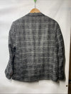 CloudStyle Plaid Men Tweed Blazer Vintage Checkered Prom Suit Size XL - 3 Piece