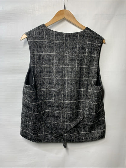 CloudStyle Plaid Men Tweed Blazer Vintage Checkered Prom Suit Size XL - 3 Piece