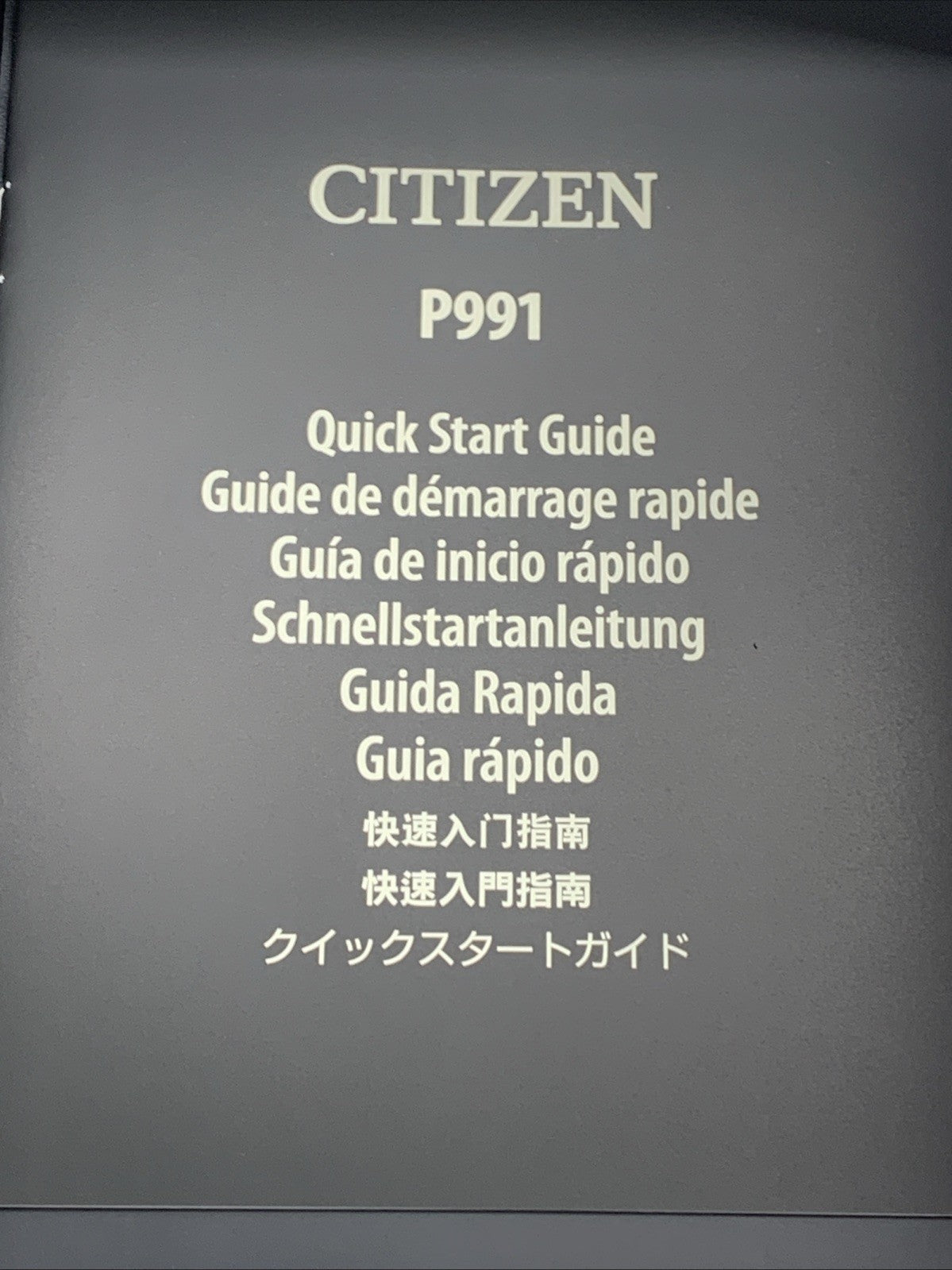 Citizen CZ MX1000-28X Smart Touchscreen Smart Watch Digital Display 41MM White