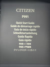 Citizen CZ MX1000-28X Smart Touchscreen Smart Watch Digital Display 41MM White