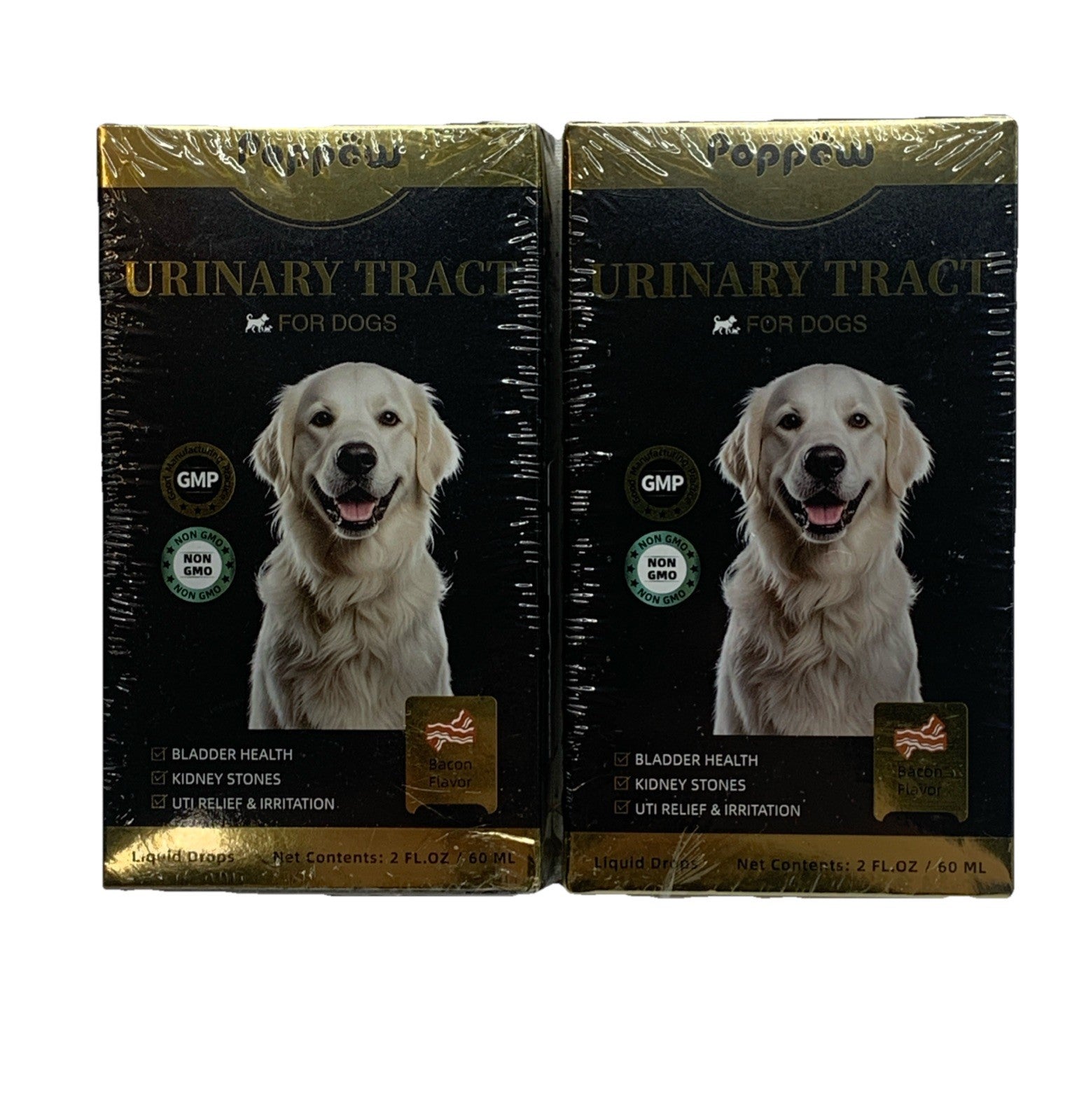 Poppow Urinary Tract For Dogs Liquid Drops 2 Fl Oz/60mL  Liquid Drops - 2 Pack
