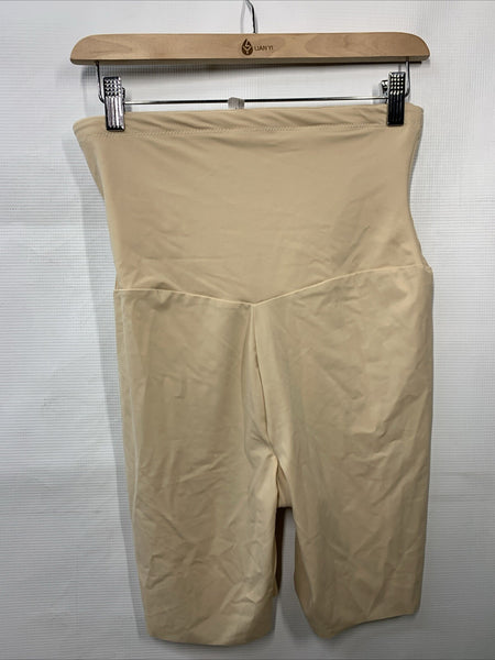 Maidenform Firm Foundations High-Waisted Thigh Slimmer Latte Lift - Size XL