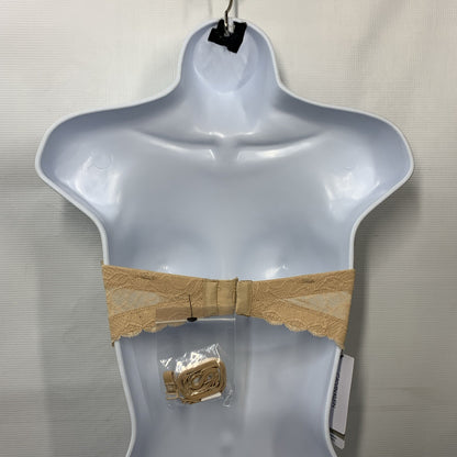 CALVIN KLEIN Seductive Comfort Lace Strapless Convertible Nude Push Up Bra - 32D