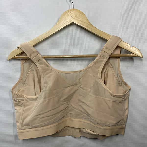 DELIMIRA Front Closure Bra Full Coverage Wire Free Back Support Posture Size 42G