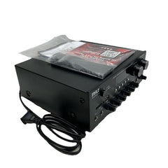 Pyle Stereo Karaoke Amplifier Audio Receiver w/Remote Control Bluetooth Black