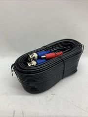 Genuine OEM Lorex Premium 4k Rg59/Power BNC Cable 60 Feet Siamese Cable Black