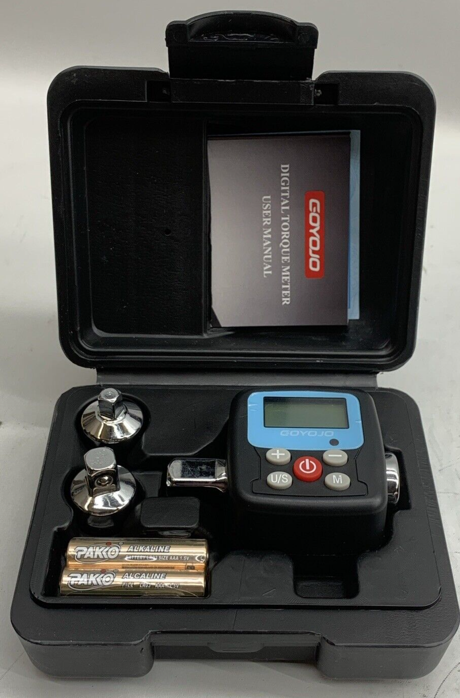 Goyojo Professional Digital Torque Wrench Hand Tool Set For Car/Bike Repair
