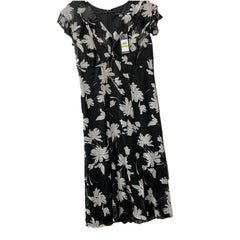 Tommy Hilfiger Women's Chiffon Flutter Sleeve and Hem V-Neck Midi Dress Size 14
