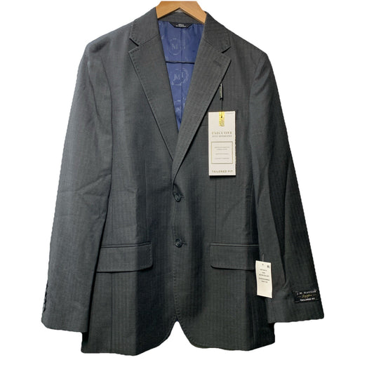 Haggar Men's Travel Performance Tailored Fit Suit Long Sleeve Regular Size 38