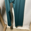 Adrianna Papell 3/4 Sleeve Bell Sleeve Tie Waist Straight Leg Jumpsuit Size 14