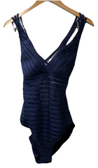 La Blanca Women's Multi Strap Cross Back One Piece Swimsuit Size 12 Swimwear