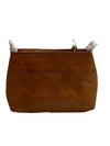 Vintage Leather Shoulder Bag Marbella Crossbody Handbag for Women - Brown Xs