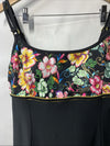 Great Lengths Women's Blossom Beach Empire Princess Seam Swim Dress Suit Size 14