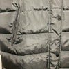 Sebby S.E.B. SSP1418 Womens Black Detachable Hood Zip Long Puffer Vest Size L