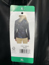 Kenneth Cole Women's Belted Jacket Size XL Long Sleeve Black 1888675 with Pocket