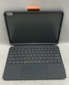 Tablet Keyboard Case S109 Removable Cover Gray/Orange for iPad 10th Generation