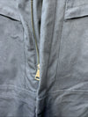 HISEA Men's Insulated Coveralls Loose Fit Canvas Jumpsuit Long Sleeve Size Large