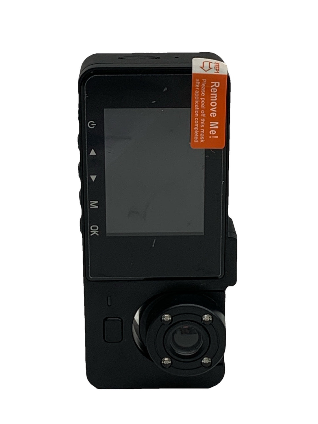 Azacvb Three Channels 4K Dash Cam 8MP HD Camera Video 2.0" Display MOV Black