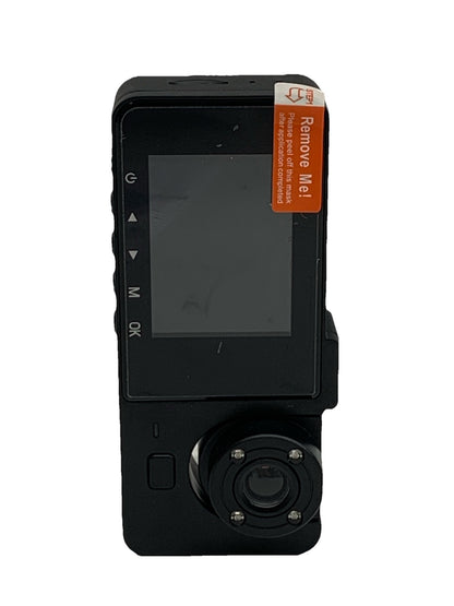 Azacvb Three Channels 4K Dash Cam 8MP HD Camera Video 2.0" Display MOV Black