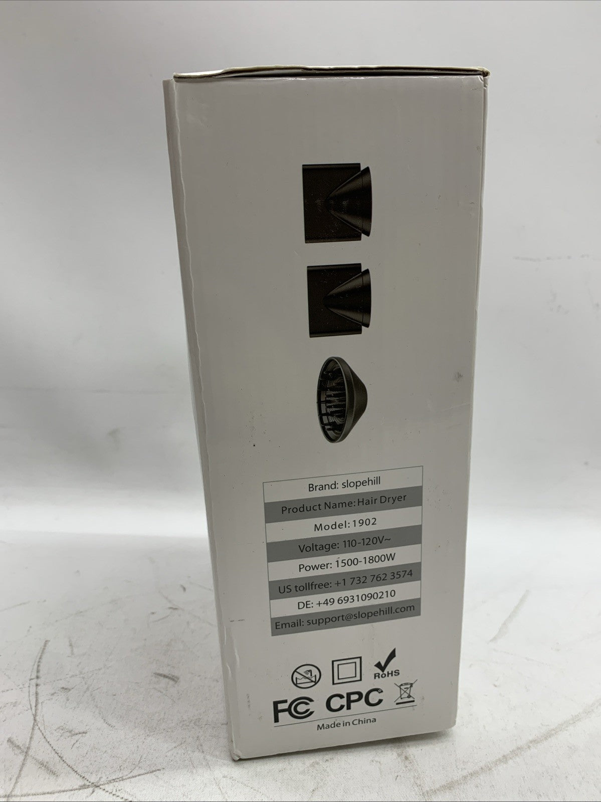 Slopehill 1902 Professional Ionic Hair Blow Dryer 1500-1800W for Home Salon