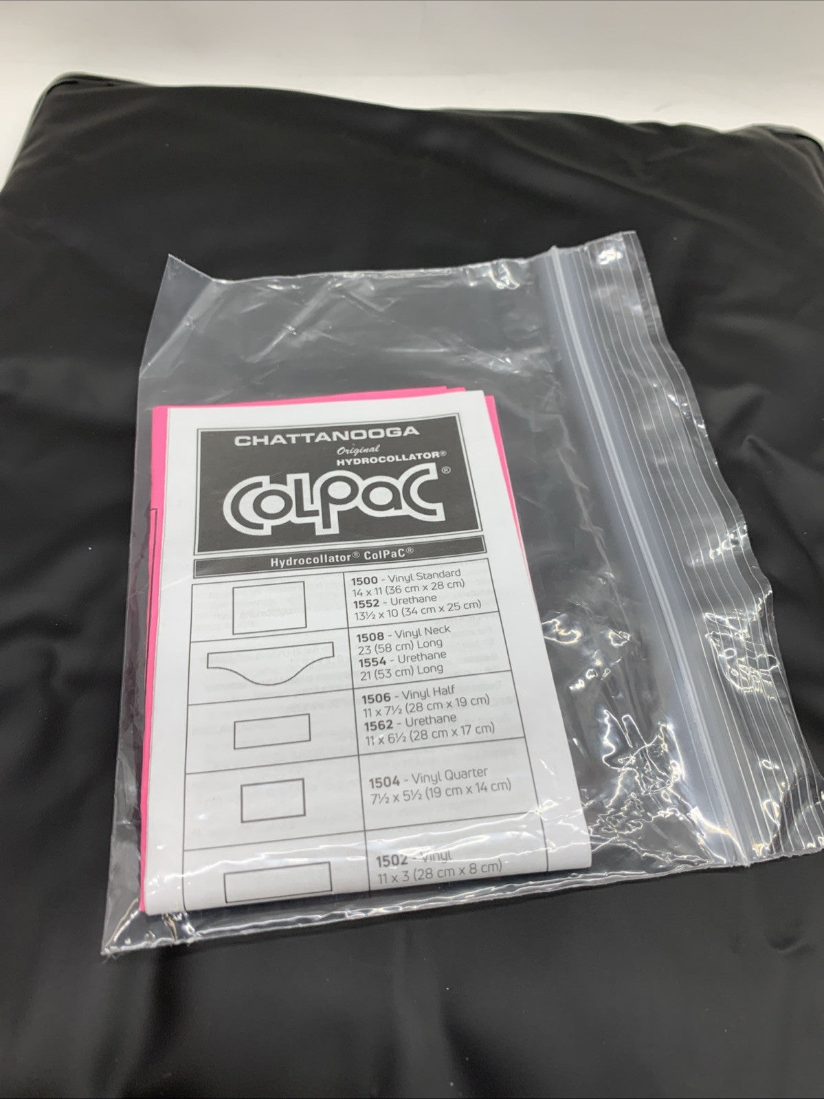 ColPaC Black Urethane Cold Pack - 10