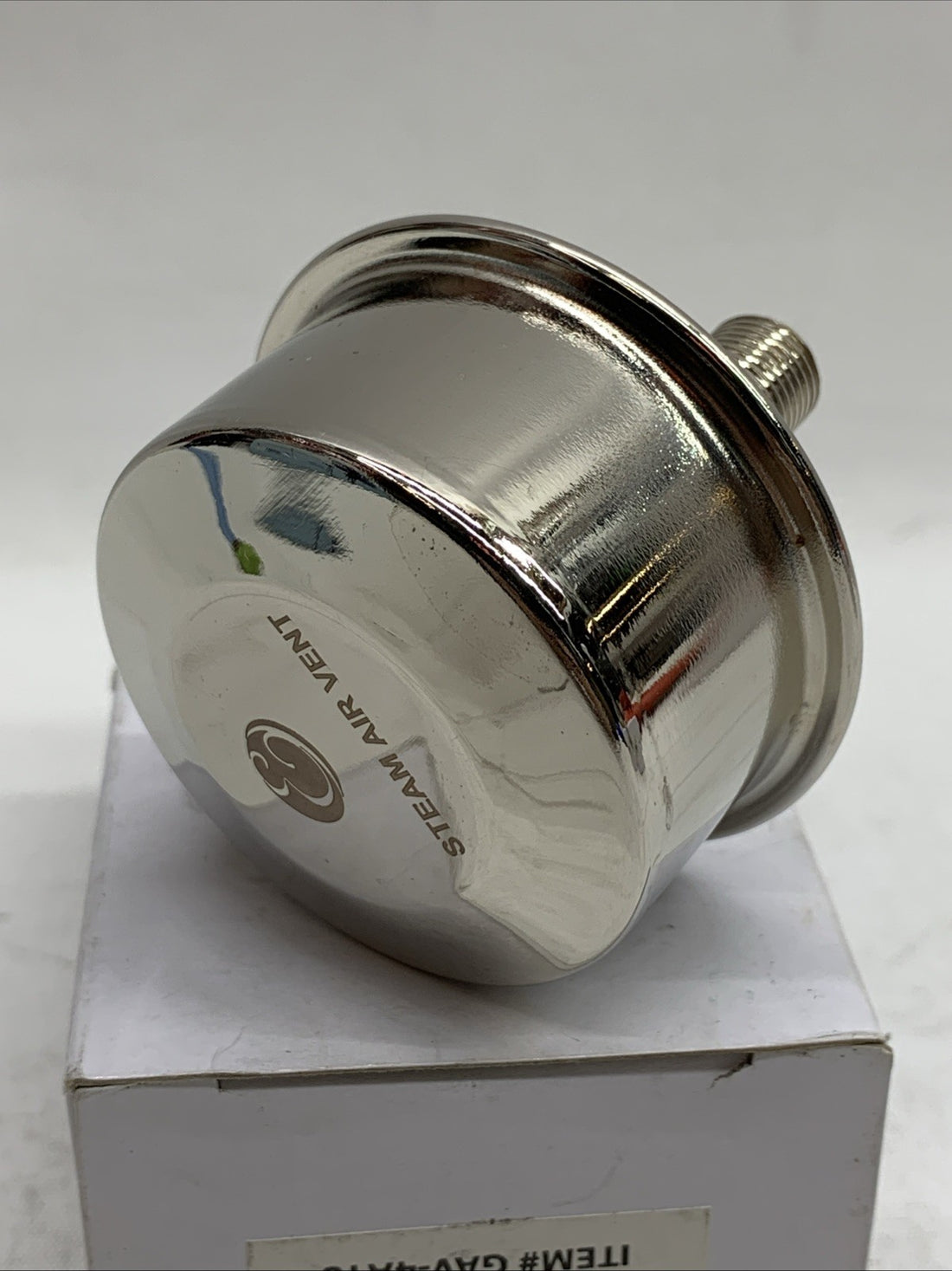 Everflow #4 1/8" Angle Steam Air Vent GAV-4A18 Chrome For Steam Heating Systems