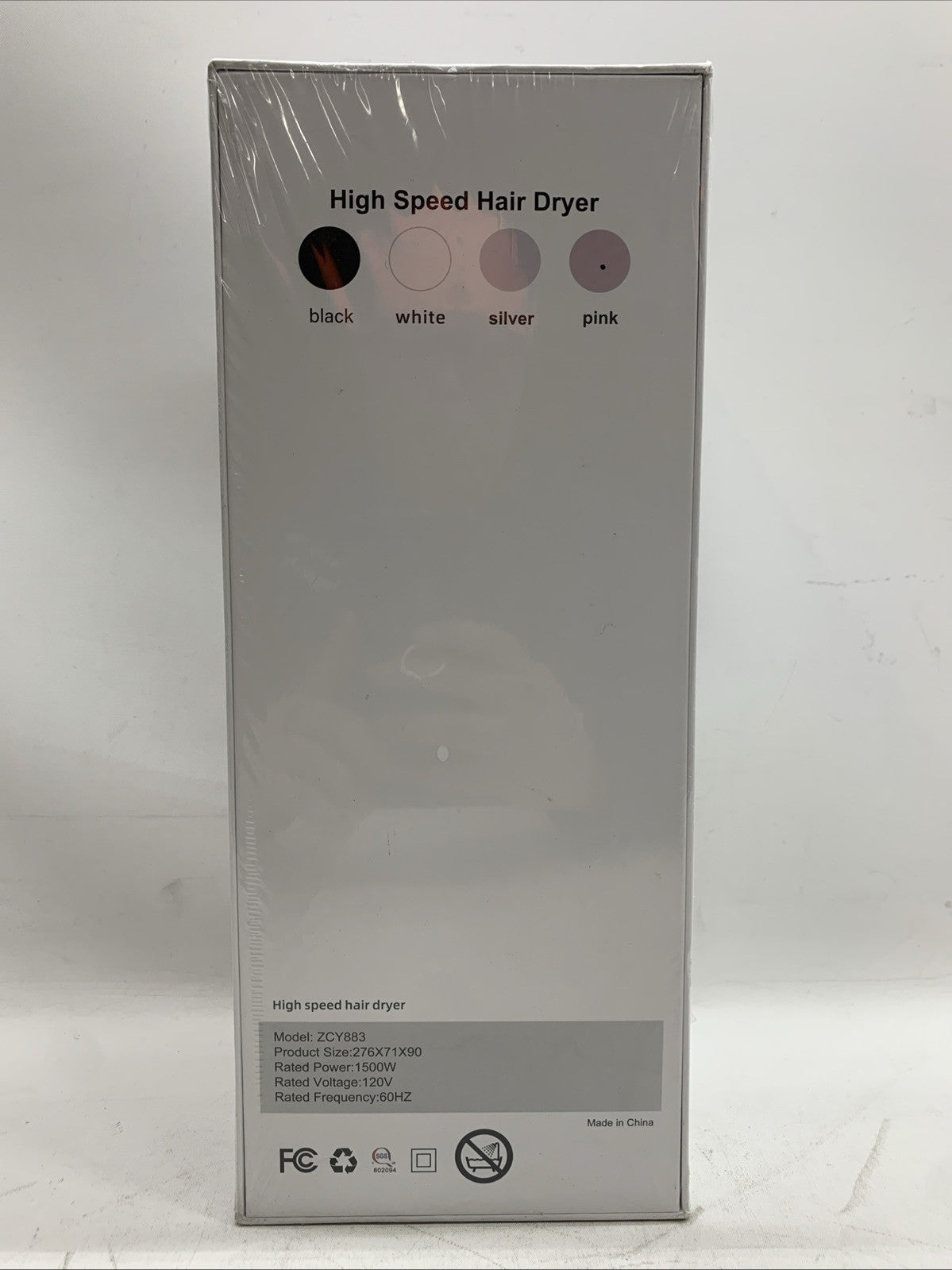Cosy Companion ZCY883 1500W High Speed Ionic Hair Dryer Quick Dry and Low Noise
