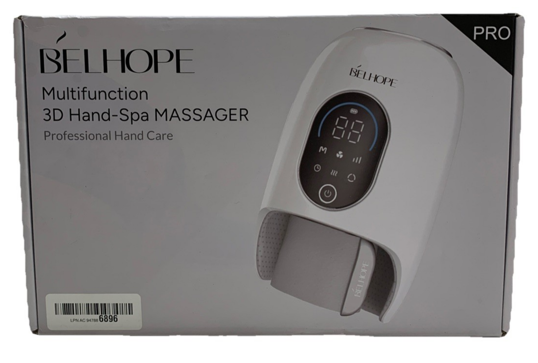 Belhope Pro Hand Massager FE-0163 Multifunction 3D Hand-Spa Massager 10W White