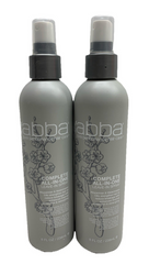 Abba Complete All-In-One Leave-In Spray Heat Protection Detangling 8oz/236ml 2pk
