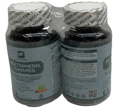 Beworths Multimineral Gummies Sea Moss + Black Seed Oil Ashwagandha 60ct 2 Pack