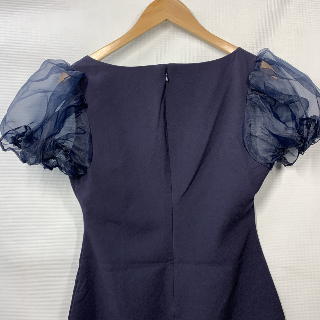 Likely Women's Ari Mini Dress Women's Navy Short Size 10 Back Zipper Navy Blue