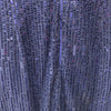 Grace Karin Sparkly Sequin Faux Wrap Short Sleeve Dress V-Neck Navy Size Small